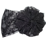 Black Floral Mesh